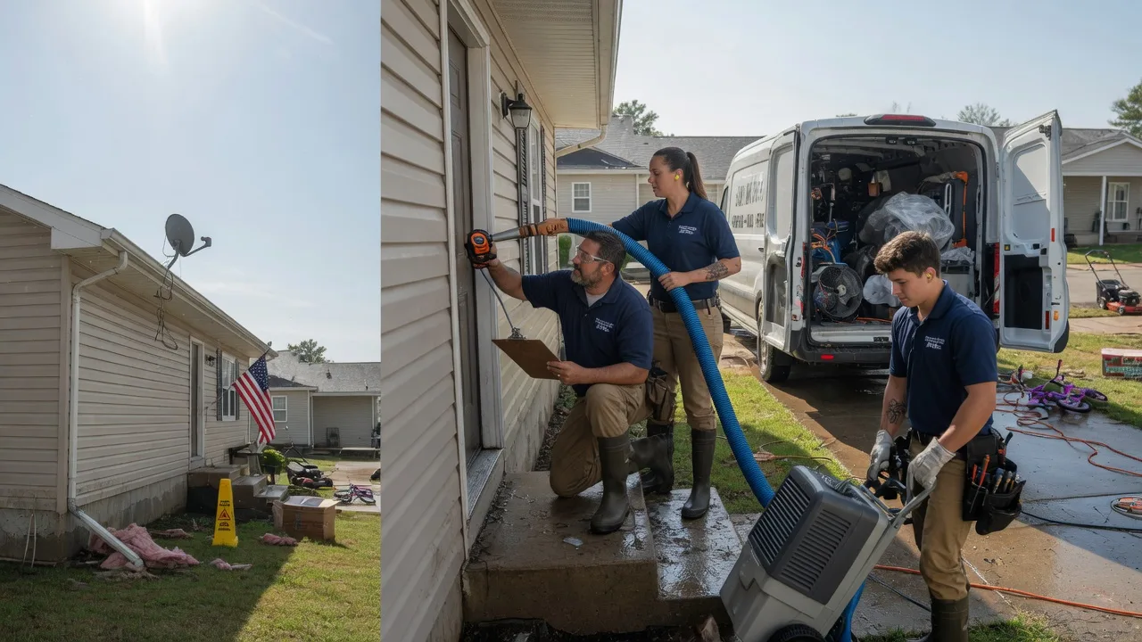 Ceiling Water Damage Restoration in Fontanelle, IA near me